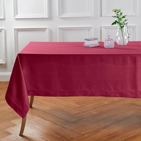 Linen Tablecloth - Classic Hemstitch