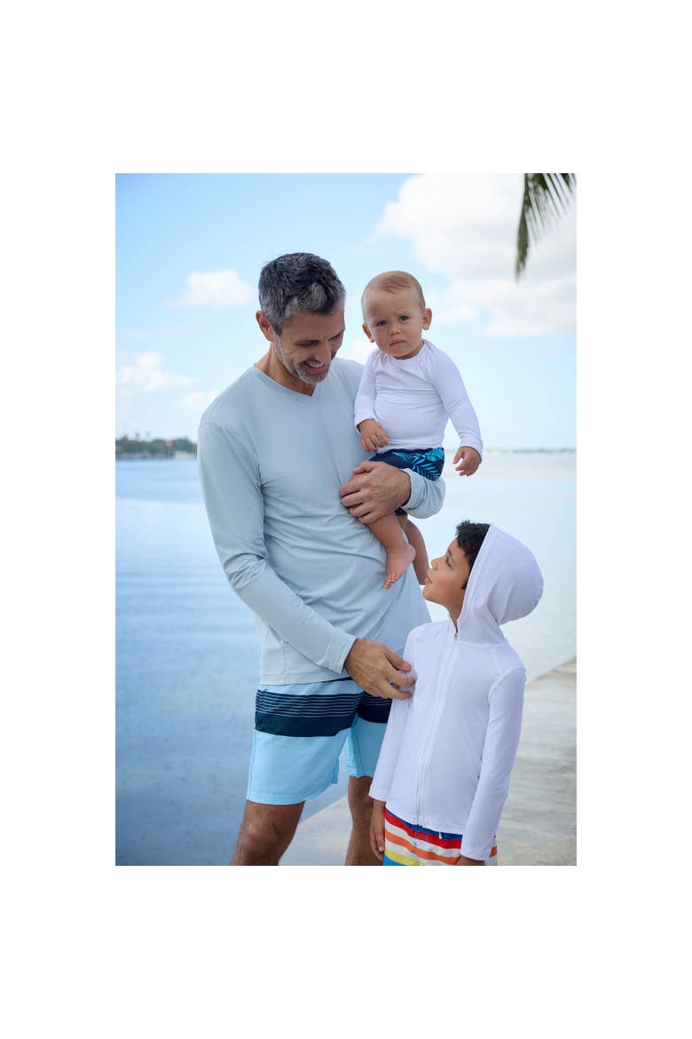 Men's Performance V-Neck Long Sleeve Shirt with Sun and UV Protection, Alternate, color, Soft Gray