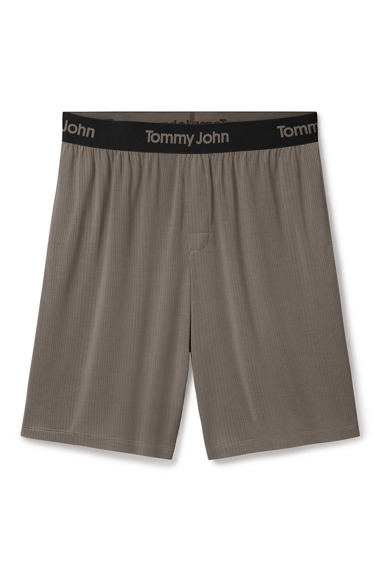 Second Skin Luxe Rib Pajama Shorts, Alternate, color, FALCON