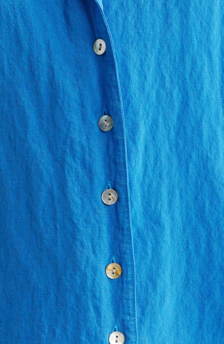 Cloth & Stone Notch Collar Sleeveless Button-Up Shirt, Alternate, color, Saltwater