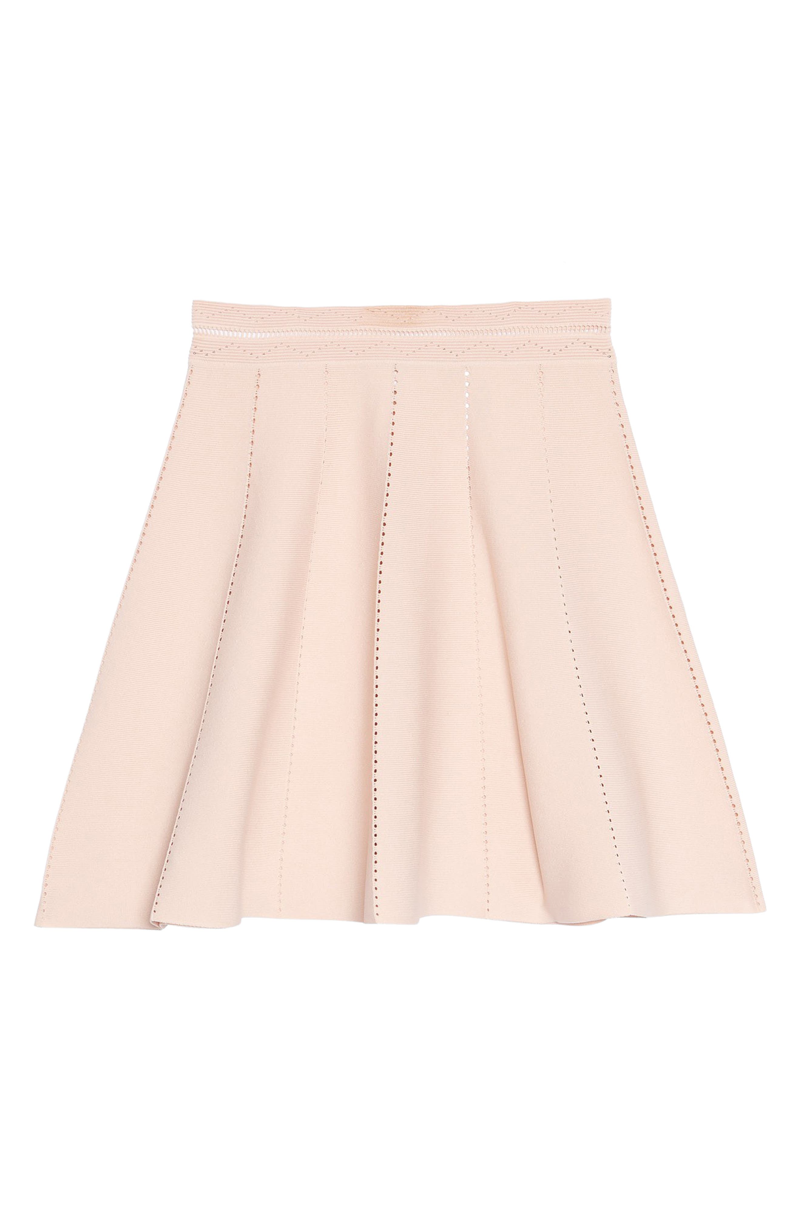 SANDRO Leonie Pointelle Sweater Skirt