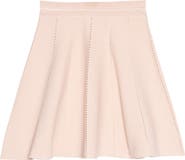 SANDRO Leonie Pointelle Sweater Skirt