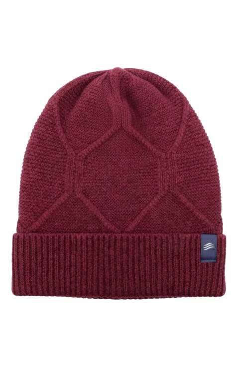 The Softest Ultra cozy Yak Yarn with Diamond Cable Knit Beanie
