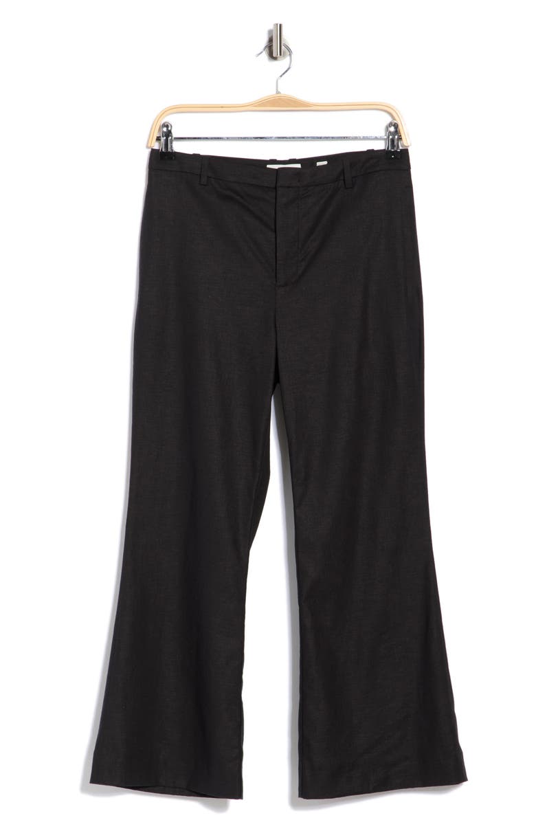 Vince Cropped Flare Leg Pants, Alternate, color, Soft Black