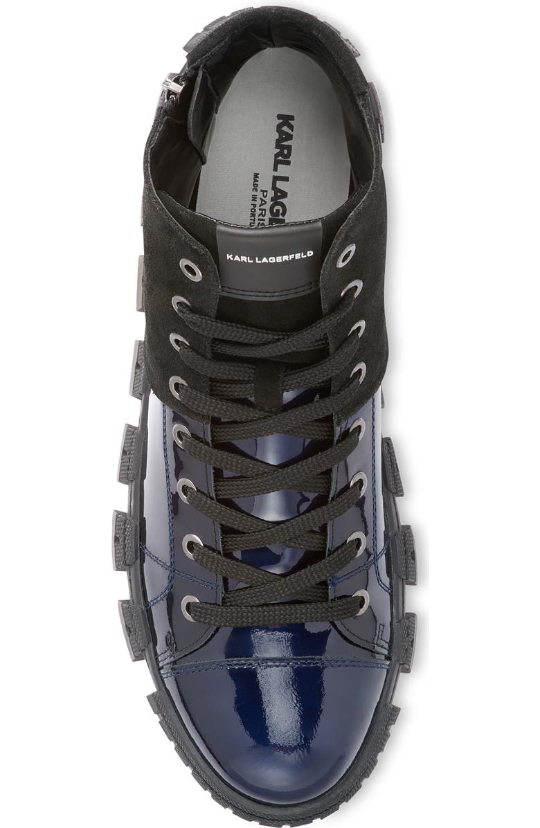 KARL LAGERFELD PARIS Zip Sneaker, Alternate, color,