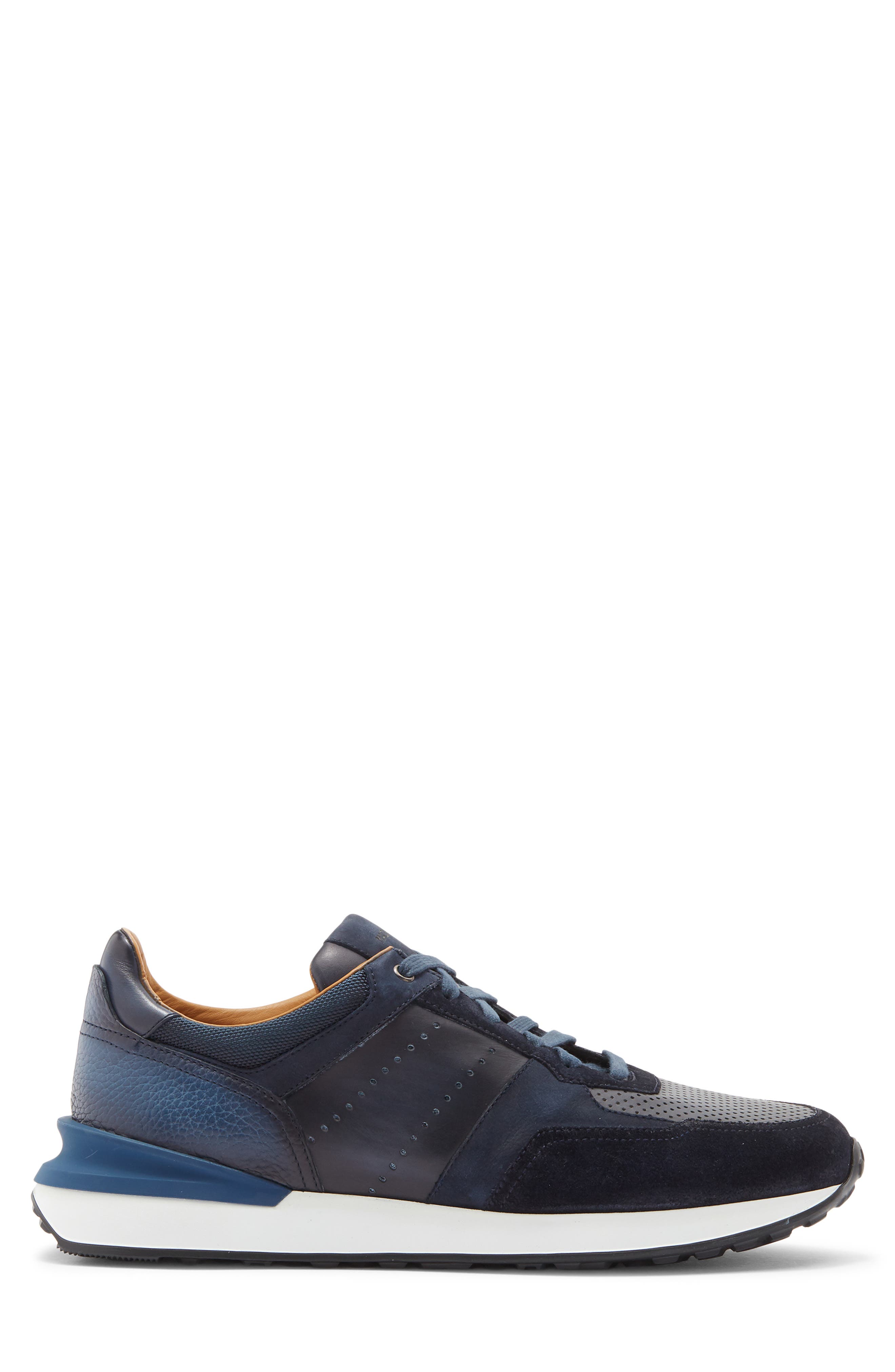 Magnanni Sona Sneaker, Alternate, color, Navy