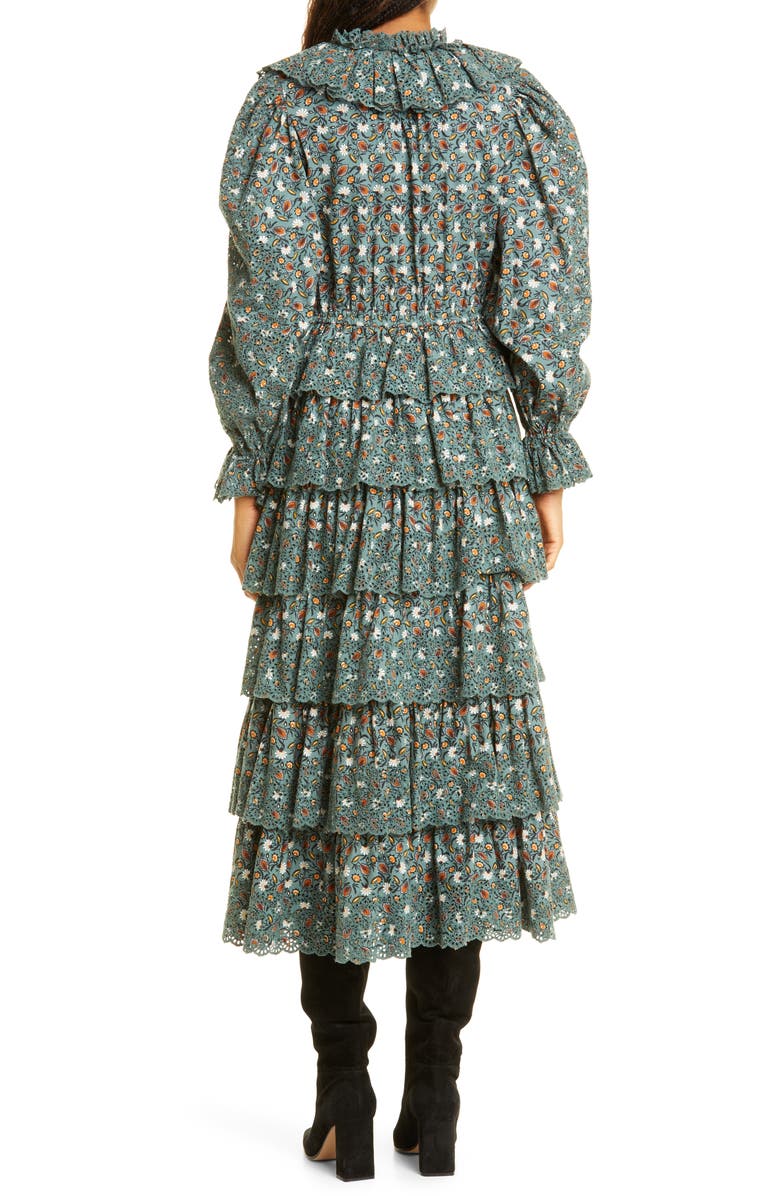 Ulla Johnson Odile Ruffle Maxi Dress, Alternate, color,