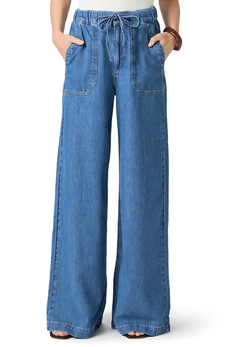Rumi Tie Waist Jeans, Main, color, NIMES
