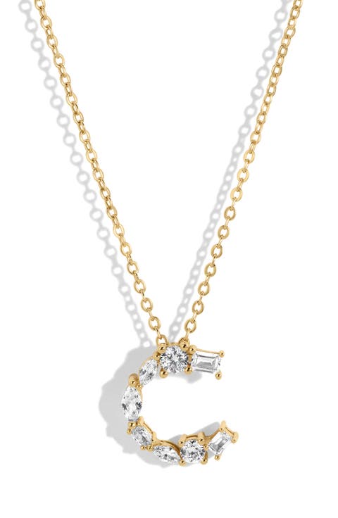 Letter Pendant Necklace