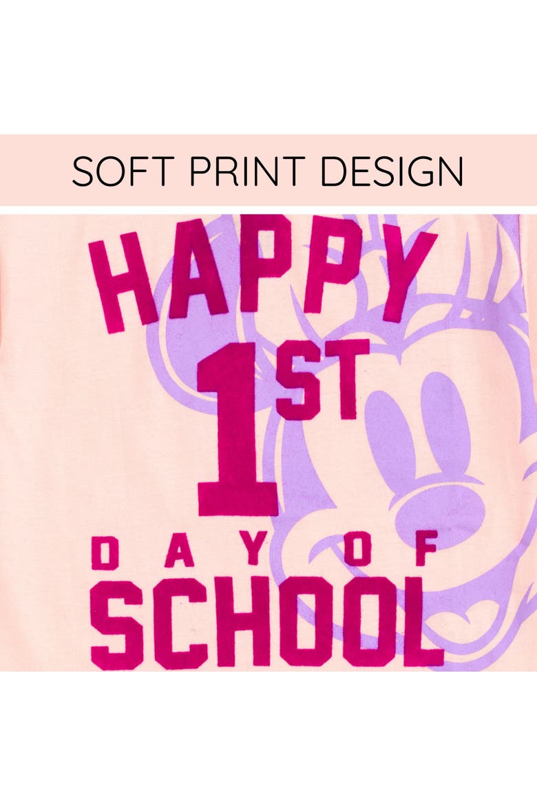 Minnie Mouse Short Sleeve T-Shirt, Alternate, color, Minnie Pastel Pink