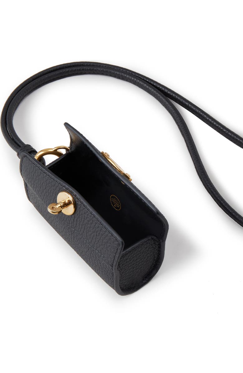 Mulberry Leather Lipstick Case Wristlet, Alternate, color,