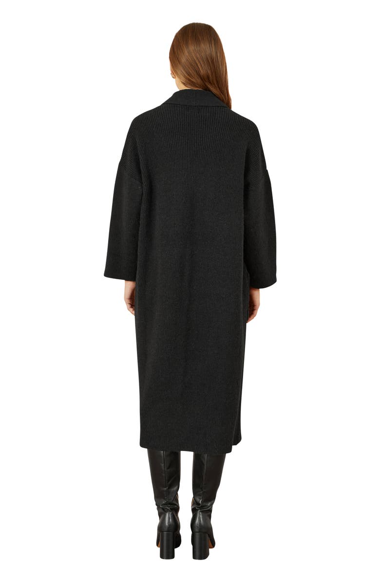 Yumi Knitted Maxi Cardigan, Alternate, color, Black