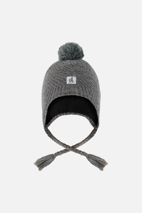 Fleece-Lined Peruvian Knit Hat