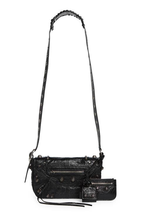 Extra Small Le Cagole Leather Crossbody Bag