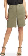 NYDJ Linen Blend Bermuda Shorts