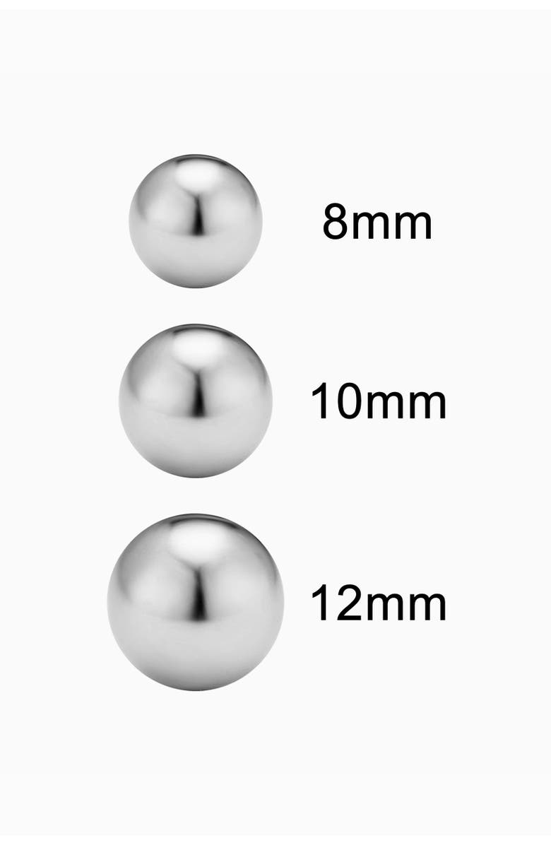 Oradina Sterling Silver Belle of the Ball Studs, Alternate, color, Silver