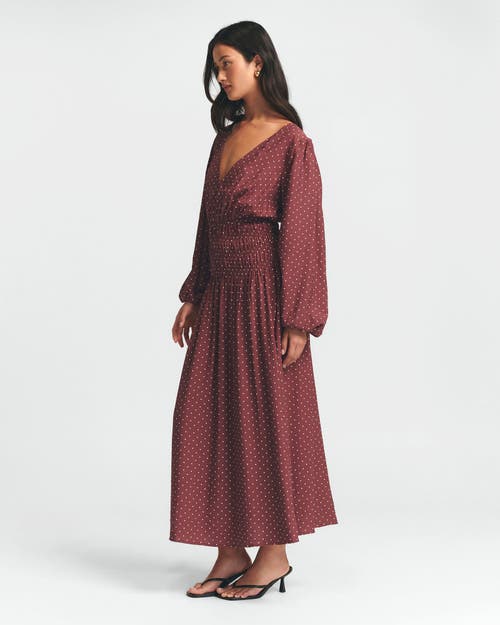 St Mrlo May Gather Dress In Brown
