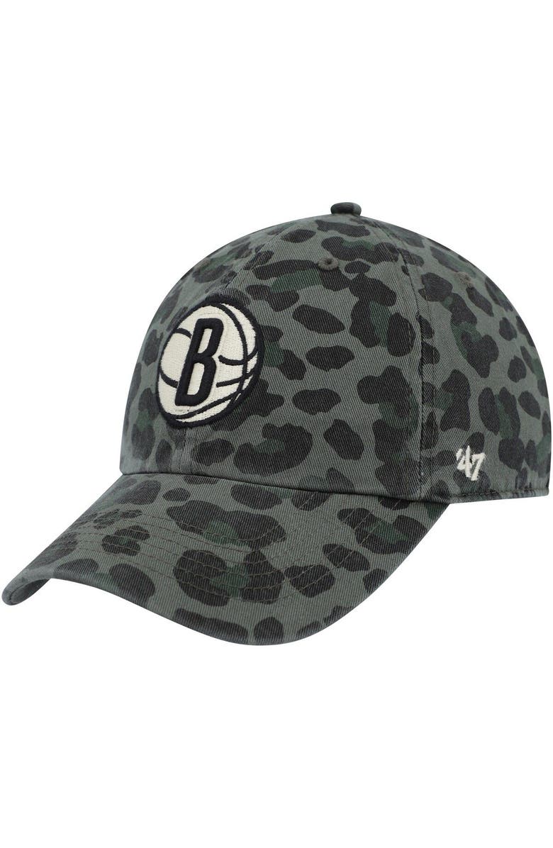 '47 Women's '47 Green Brooklyn Nets Bagheera Clean Up Adjustable Hat, Main, color, 