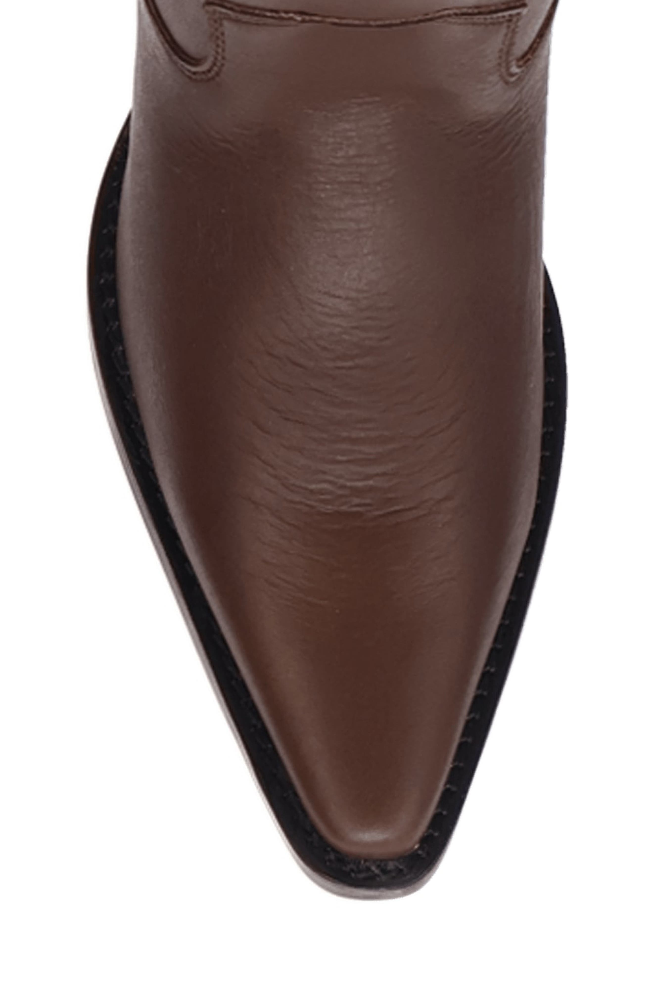 Burnin' Love Knee High Western Boot, Alternate, color, BROWN