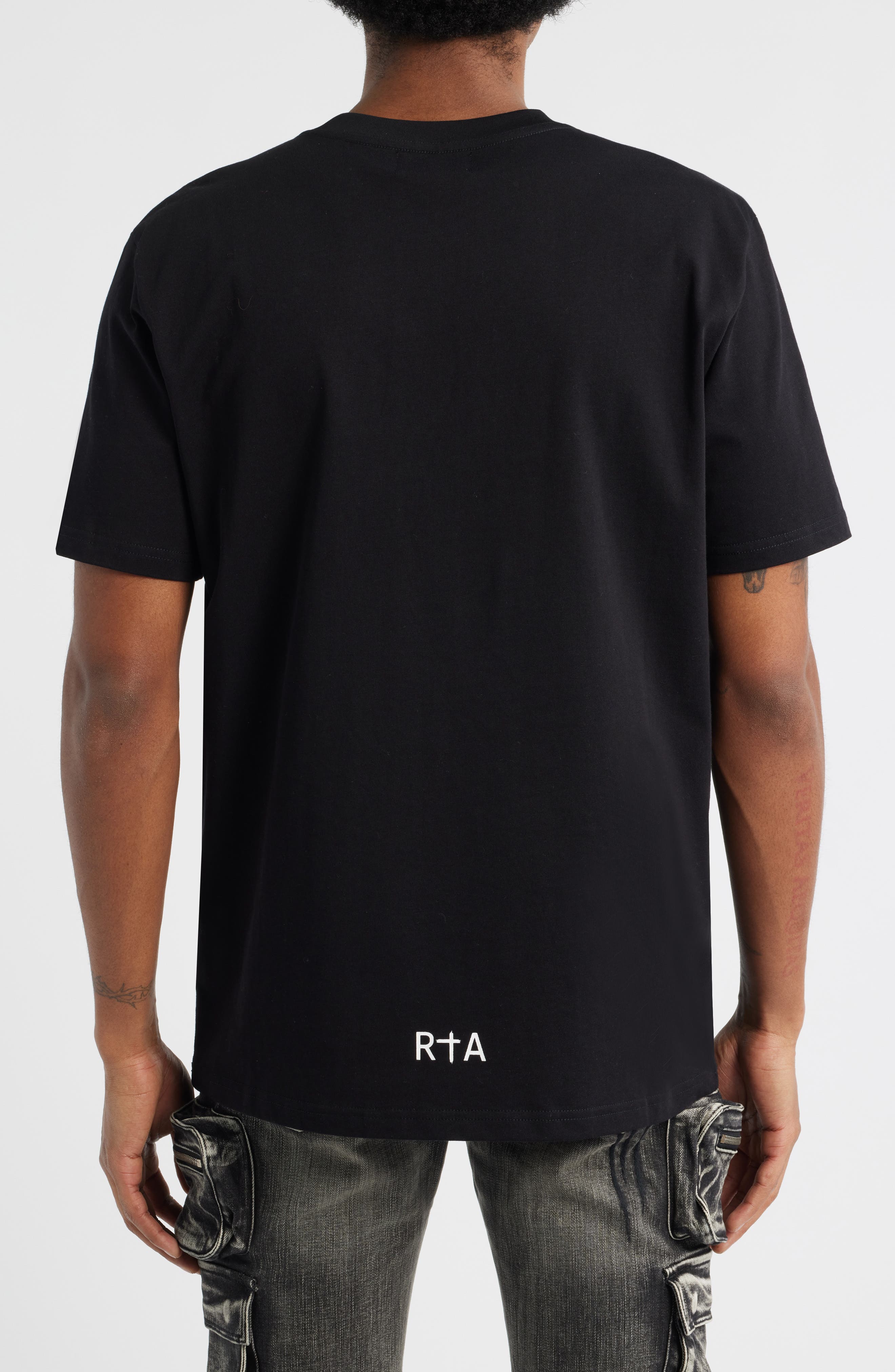 Liam Black Deck Graphic T-Shirt - image 2
