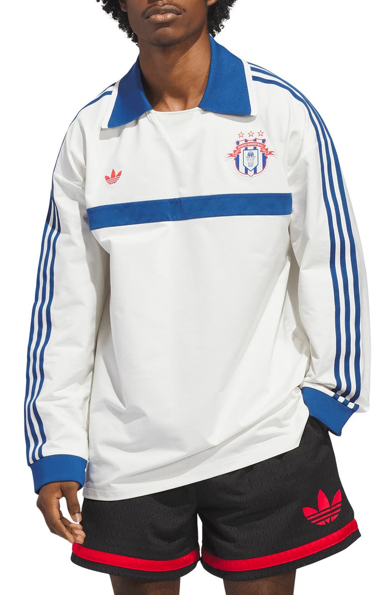 adidas Rugby Polo, Main, color, Off White/ /