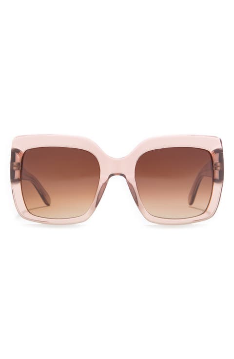MAXAZRIA 50mm Oversized Square Sunglasses