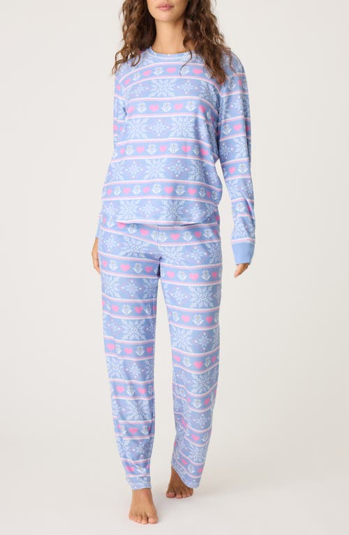 PJ Salvage Mountain Bound Pajamas in Denim 