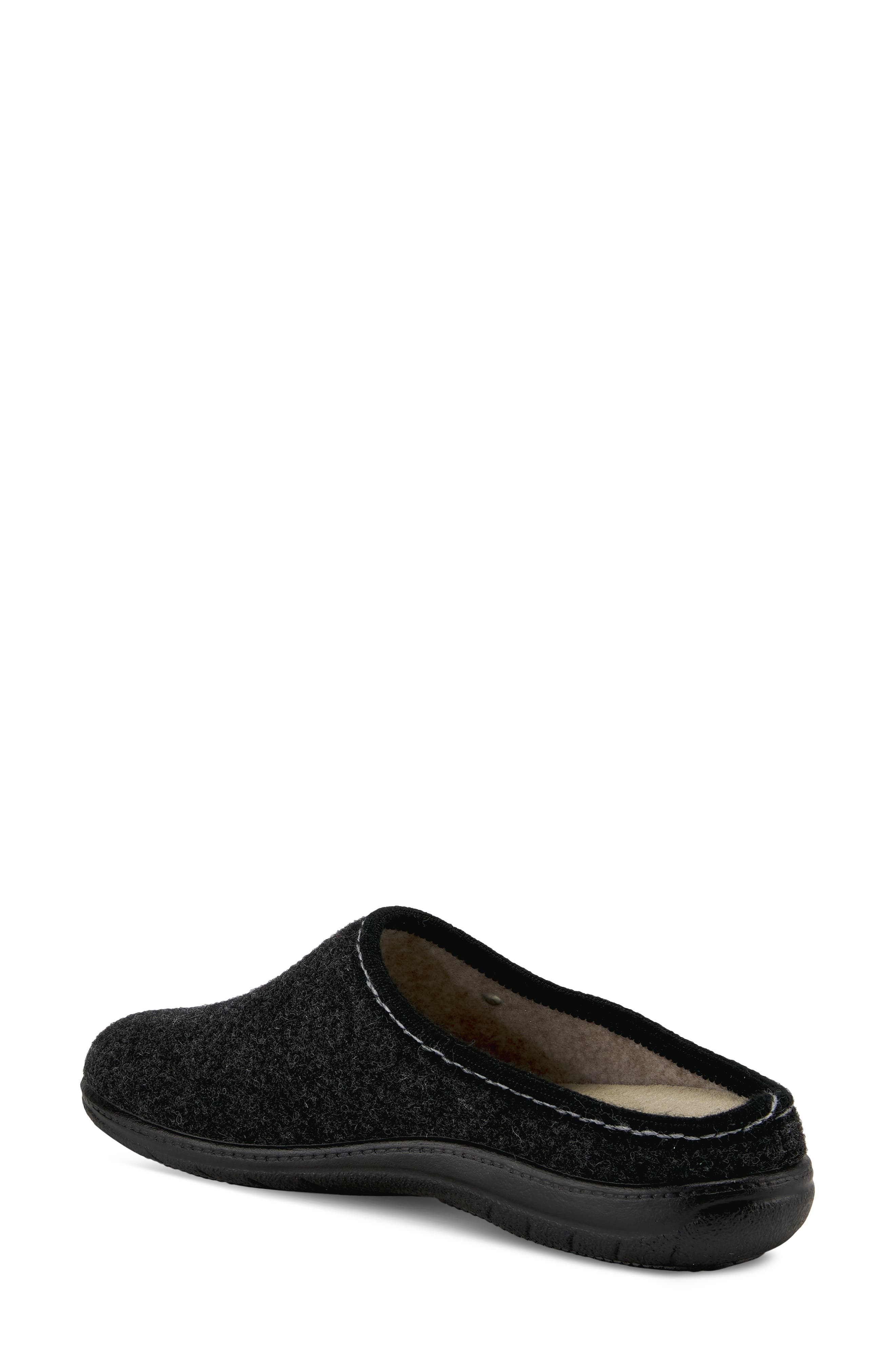 Flexus by Spring Step Loralee Scuff Slipper, Alternate, color, Black