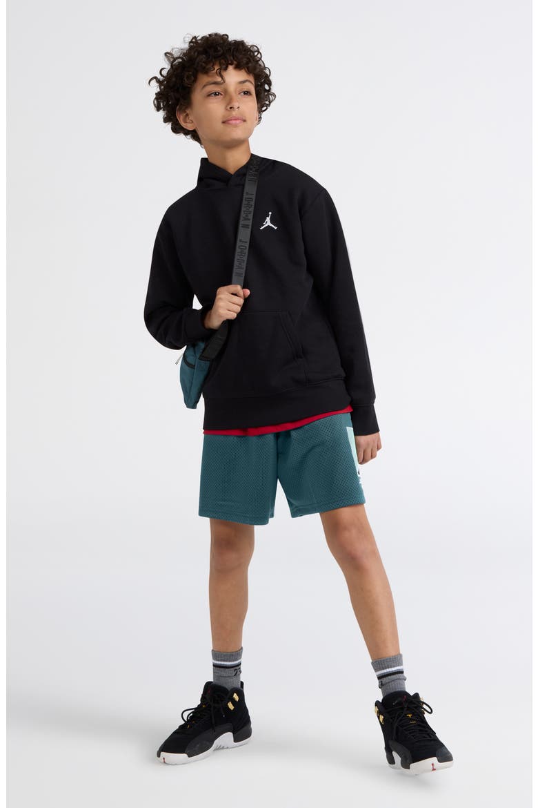 Kids' Jumpman Mesh Shorts, Alternate, color, ASH GREEN