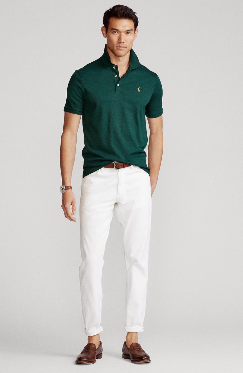 Polo Ralph Lauren Solid Knit Cotton Polo, Alternate, color, 