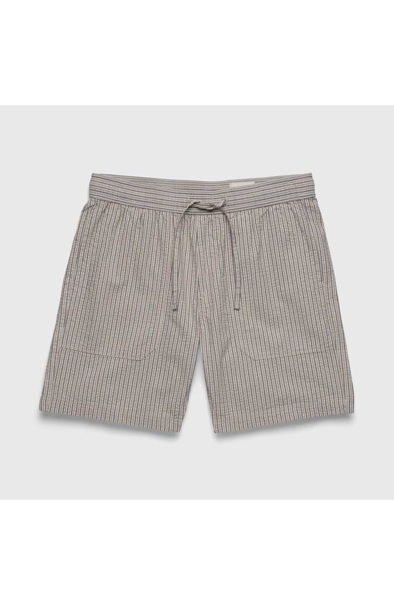 Surfside Supply Co. Tyler Crinkle Stripe Drawstring Short, Main, color, Chinchilla