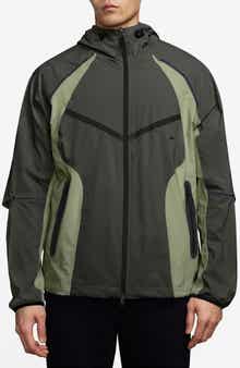 Nike Tech Dri-FIT Woven Oversize Hooded Stretch Nylon Zip Jacket