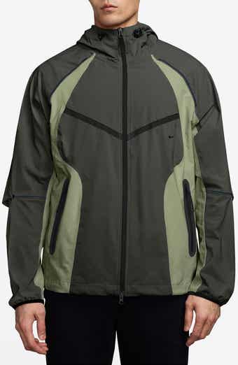 Nike Tech Dri-FIT Woven Oversize Hooded Stretch Nylon Zip Jacket