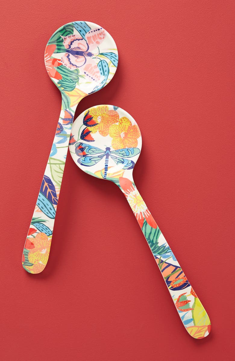 Anthropologie Home Anthropologie Tropical Melamine Serving Set, Main, color, 