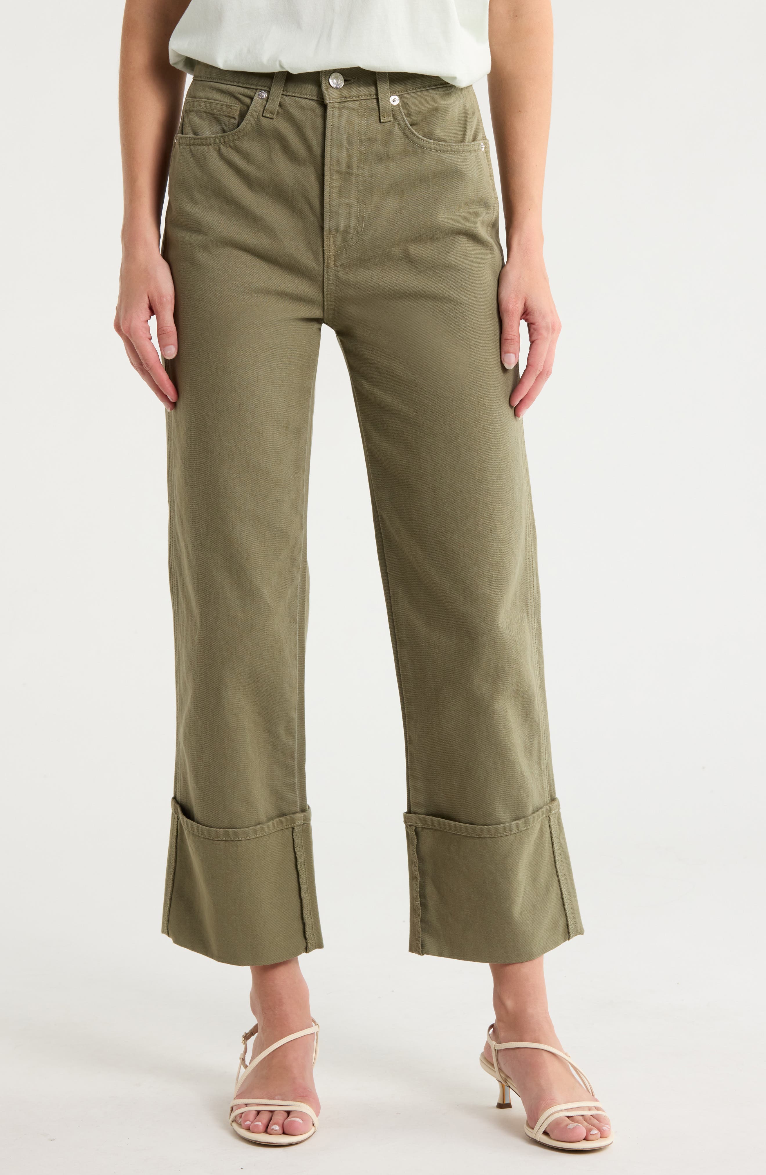 Dylan High Waist Ankle Straight Leg Jeans