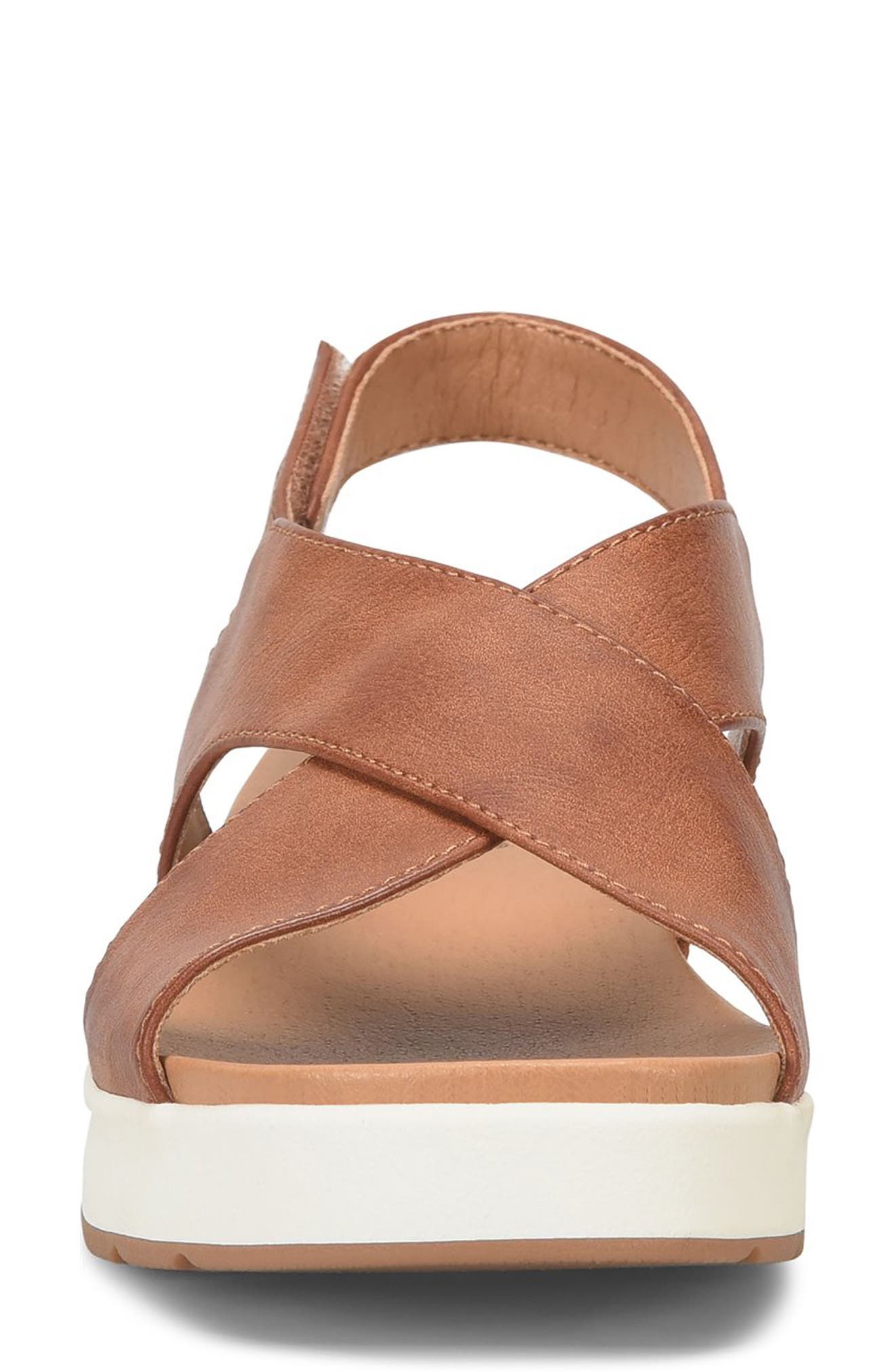 B O C BY BØRN Mattie Crisscross Slingback Sandal, Alternate, color, Dark Tan