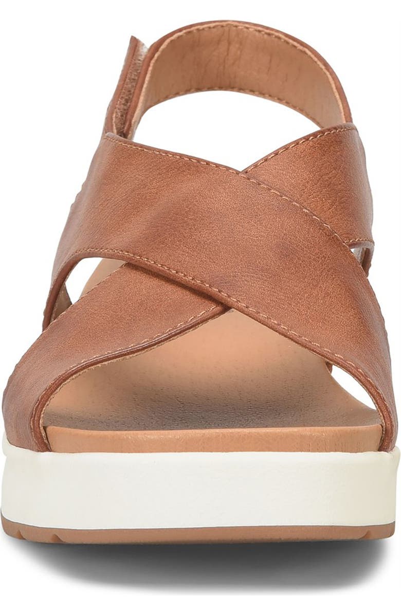B O C BY BØRN Mattie Crisscross Slingback Sandal, Alternate, color, Dark Tan