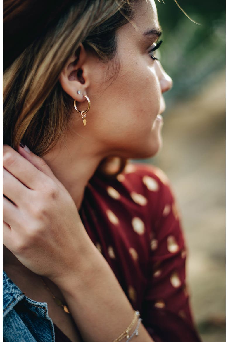 Asher Drop Earrings, Alternate, color, GOLD