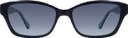 Kate Spade New York ayla 53mm gradient rectangular sunglasses