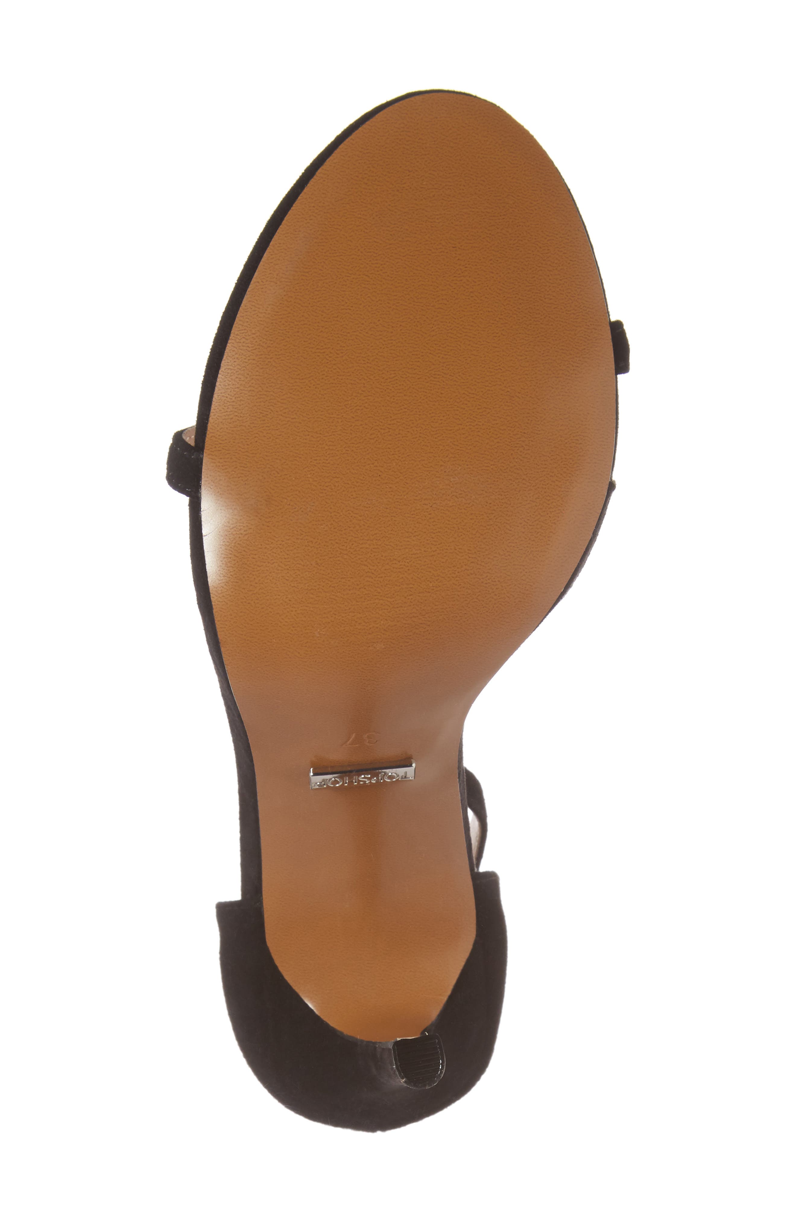 Topshop Rosalie Ankle Strap Sandal, Alternate, color, 