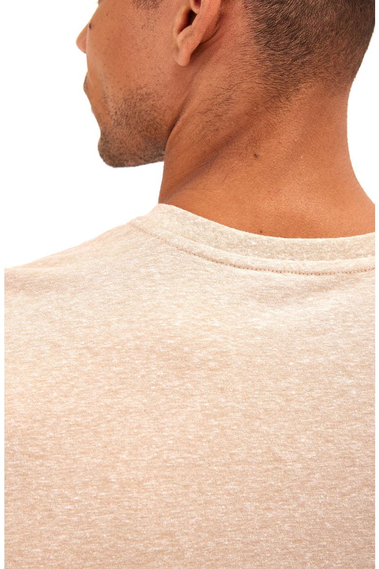 V-Neck Slub T-Shirt, Alternate, color, CHAI
