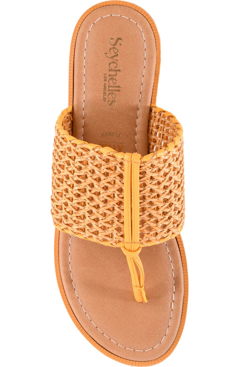 Seychelles Florence Woven Sandal, Alternate, color, Yellow