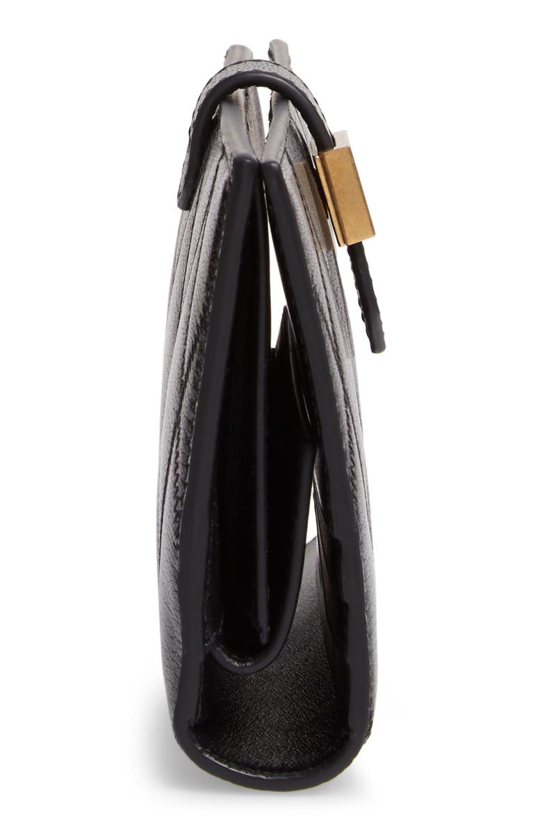 Givenchy GV3 Diamond Quilted Leather Wallet, Alternate, color,