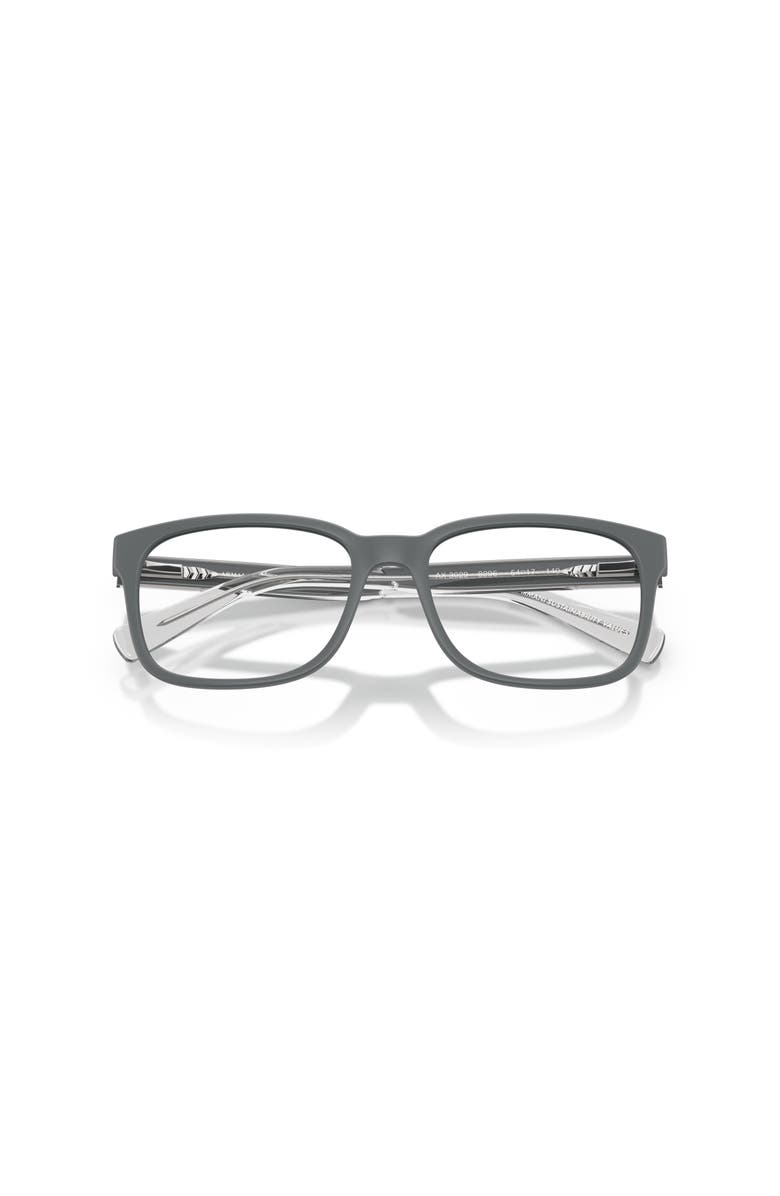 Armani Exchange 54mm Square optical glasses, Alternate, color, Grey