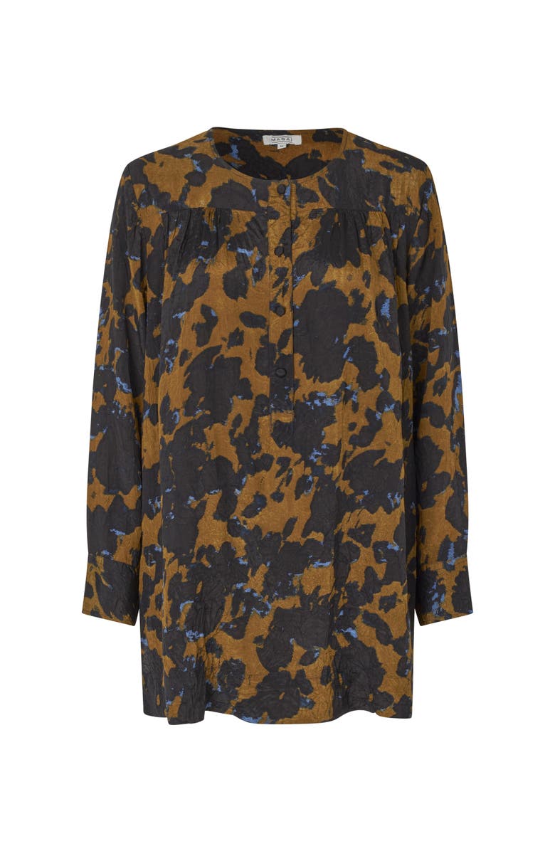 Masai Copenhagen MaGigise Long Sleeve Crew Neck Tunic, Alternate, color, Breen