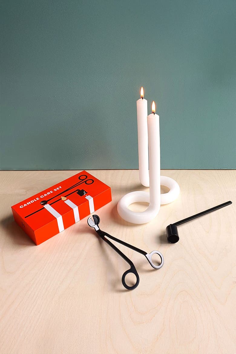 Candle Care Set, Alternate, color, Black