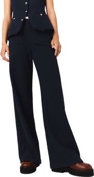 maje Straight-leg tweed trousers