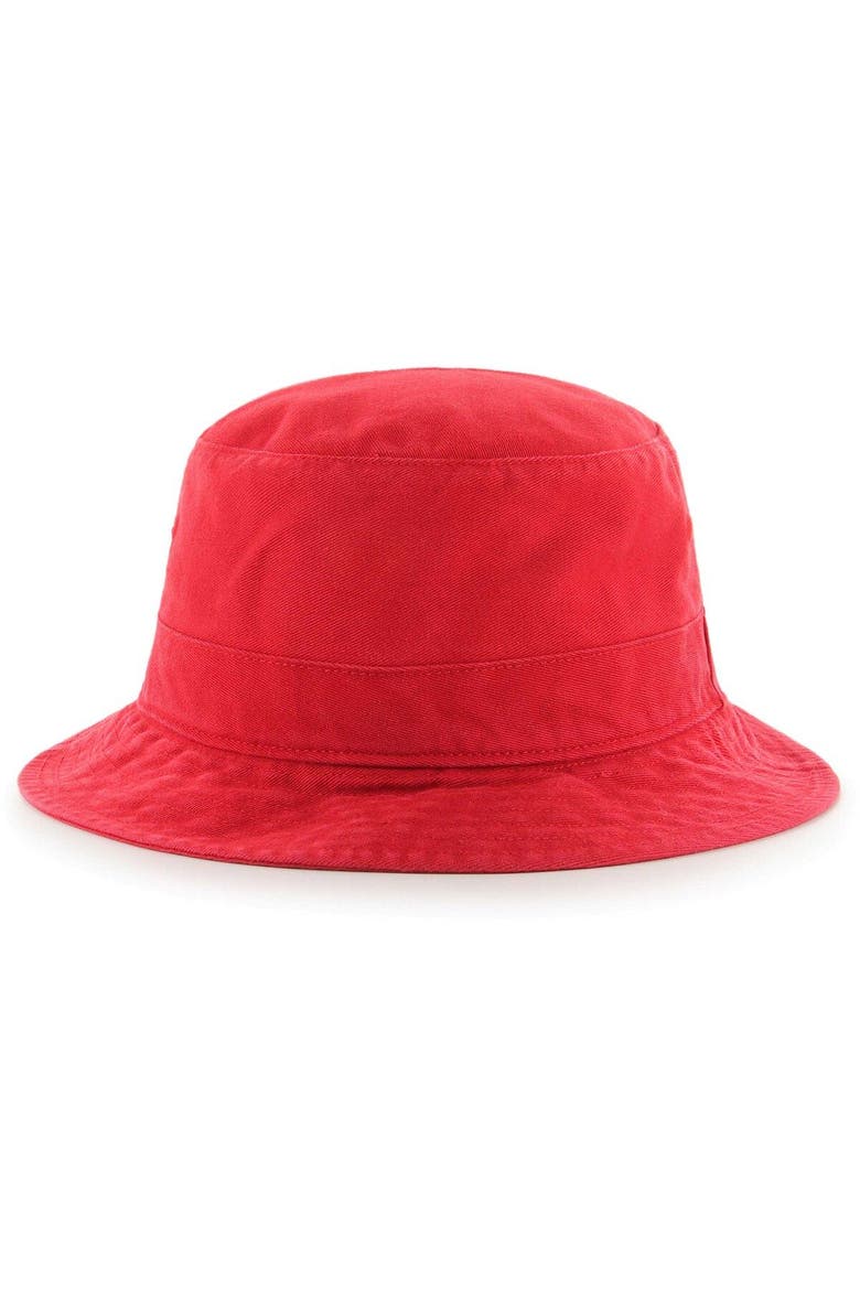 Men's '47  Red Washington Nationals Primary Bucket Hat, Alternate, color, Red