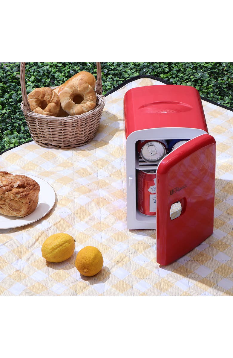 UBER APPLIANCE 6-Can Mini Fridge - Red, Alternate, color, Red