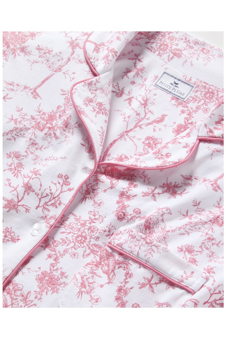 Luxe Pima Cotton Pajamas, Alternate, color, PINK TIMELESS TOILE